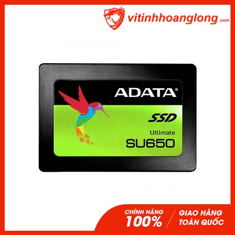  Ổ cứng SSD Adata 480GB SU650 SATA3 2.5 inch (ASU650SS-480GT-R) 