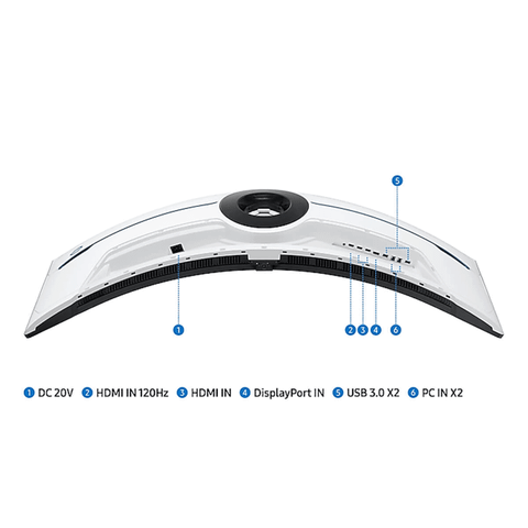  Màn hình Gaming Samsung Odyssey Neo G9 G95NC | 57 inch 4K VA 240Hz 1ms Cong 1000R Duo UHD FreeSync Premium Pro 