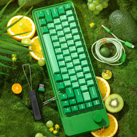  Bàn Phím cơ Mikit M65 Evergreen RGB Red switch (Xanh lá) 