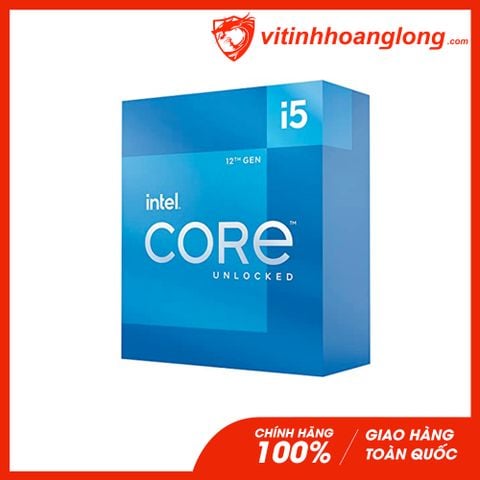  CPU Intel Core i5 12400 ( 2.50GHz Up to 4.40GHz, 6 Nhân 12 Luồng, Cache 18MB, Socket LGA 1700, Alder Lake, 65W ) 