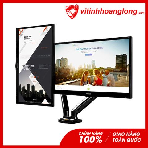  Giá đỡ 2 màn hình gắn bàn ARM NB F160 (17 inch-27 inch) 