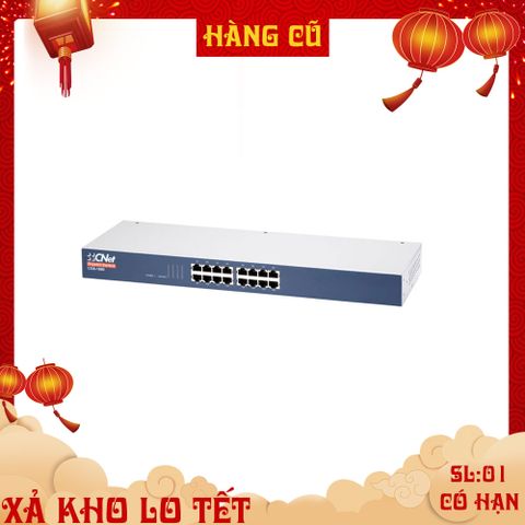  Thiết bị chia mạng Switch 16 Port 1G CNET CGS-1600 cũ 