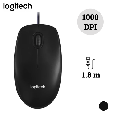  Chuột văn phòng Logitech B100 Chính Hãng 