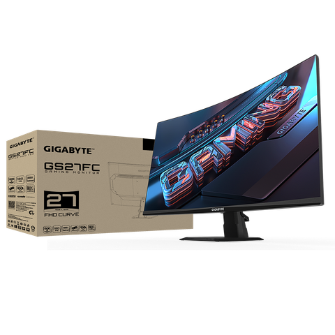  Màn hình Gaming Gigabyte GS27FC | 27 inch Full HD VA 180Hz 1ms cong 