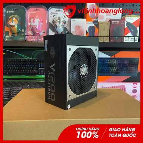  Nguồn máy tính Cooler Master 1200W V1200 80 Plus Platium Full Modular (RS-C00-AFBA-G1) 