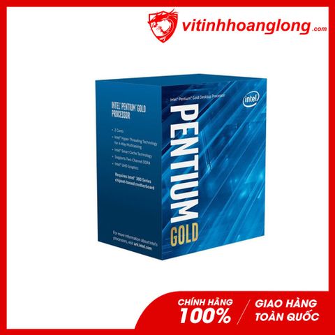  CPU Intel Pentium G6400 Box ( 4.00GHz, 2 Nhân 4 Luồng, Cache 4MB, Socket LGA1200 ) 