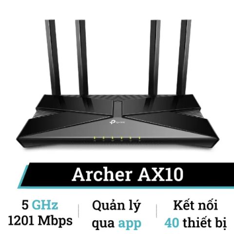  Router Wifi Tp-Link Archer Ax10 chuẩn Wifi 6 AX1500 