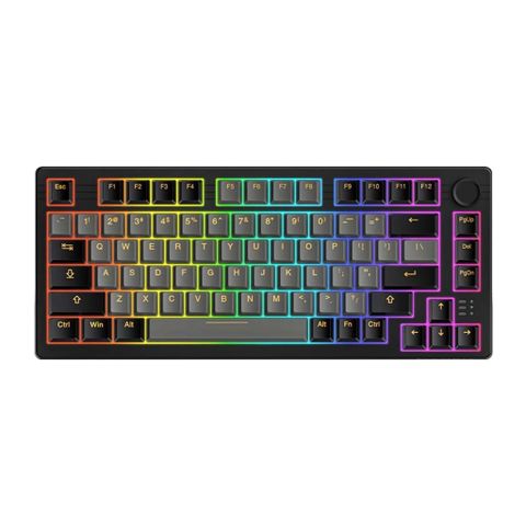  Bàn phím cơ không dây DAREU EK75 PRO – BLACK GOLDEN (Triple Mode, Gasket Mount, RGB) 
