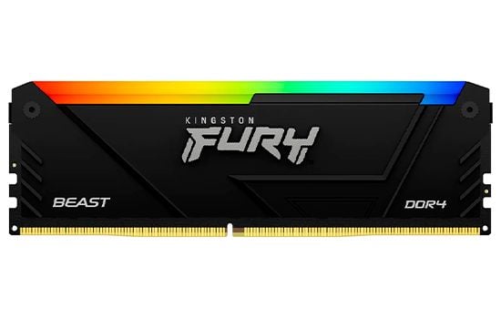  Ram Kingston Fury Beast RGB 8GB | 1x8GB, DDR4, 3200MHz (KF432C16BB2A/8) 