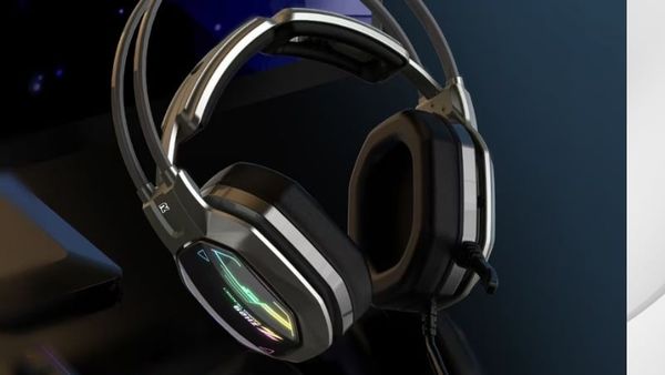  Tai nghe Gaming Zidli ZH29 Fly Wing Strike Hard - Grey | Mic ngắn, no box 