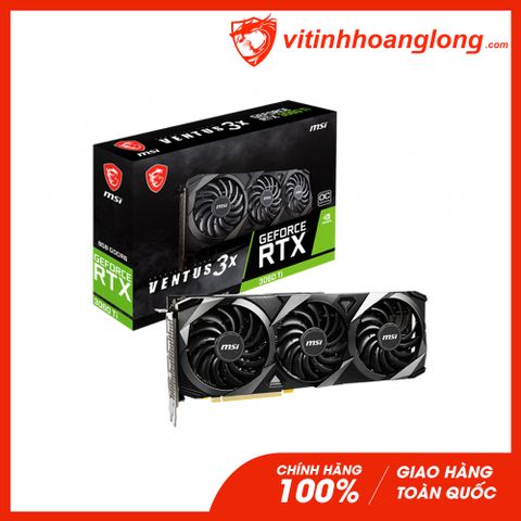  Card màn hình VGA Msi 3060Ti 8GB GDDR6 Ventus X3 OC LHR 