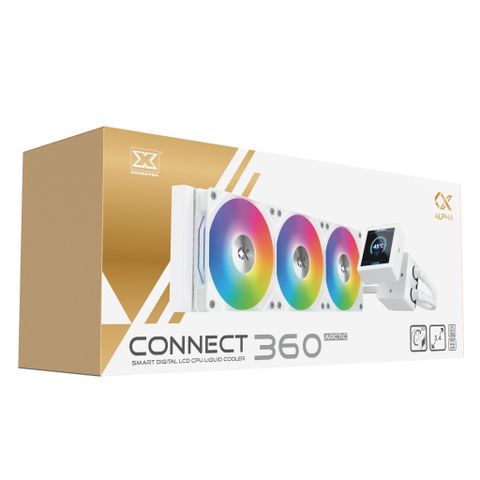  Tản nhiệt nước Xigmatek Alpha Connect 360 ARGB - White 