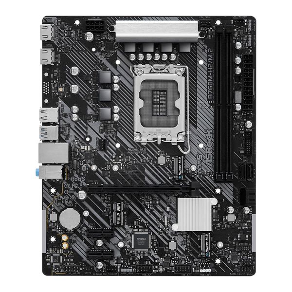  Mainboard ASRock B760M-H2/M.2 | Intel B760, Socket 1700, Micro ATX, 2 khe DDR5 