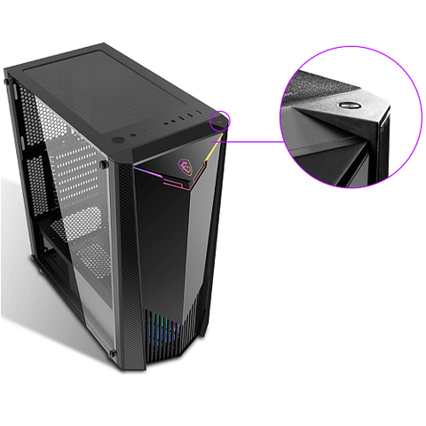  Thùng máy Case MSI MAG SHIELD 110R (ATX) 2XFAN ARGB 
