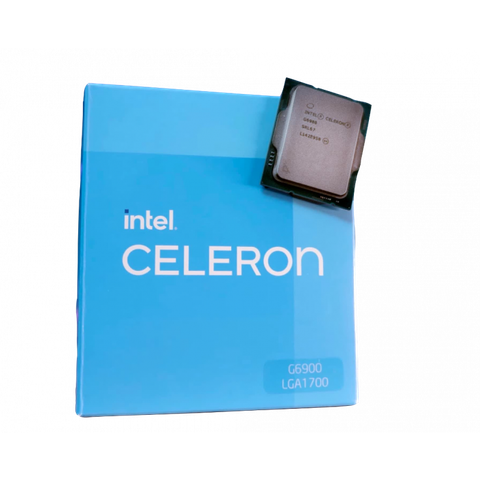  CPU Intel Celeron G6900 ( 3.40GHz, 2 Nhân 2 Luồng, Cache 4MB, Socket LGA 1700, Alder Lake, UHD Graphics 710, 46W) 