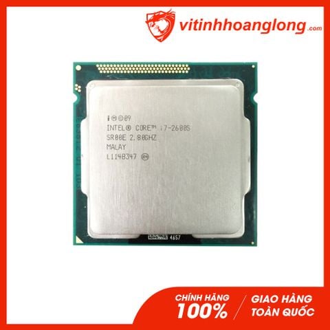  CPU Intel Core I7 2600S (3.80GHz, 8M, 4 Cores 8 Threads) TRAY chưa gồm Fan 