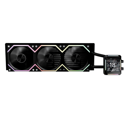  Tản nhiệt nước Leopard Astro Shell 360 ARGB Digital LCD - Black 