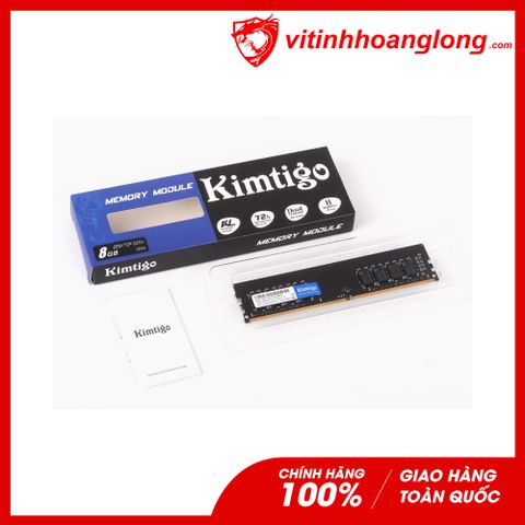  Ram PC DDR4 Kimtigo 8G Bus 3200 Không tản nhiệt(KMKU8G8683200) 