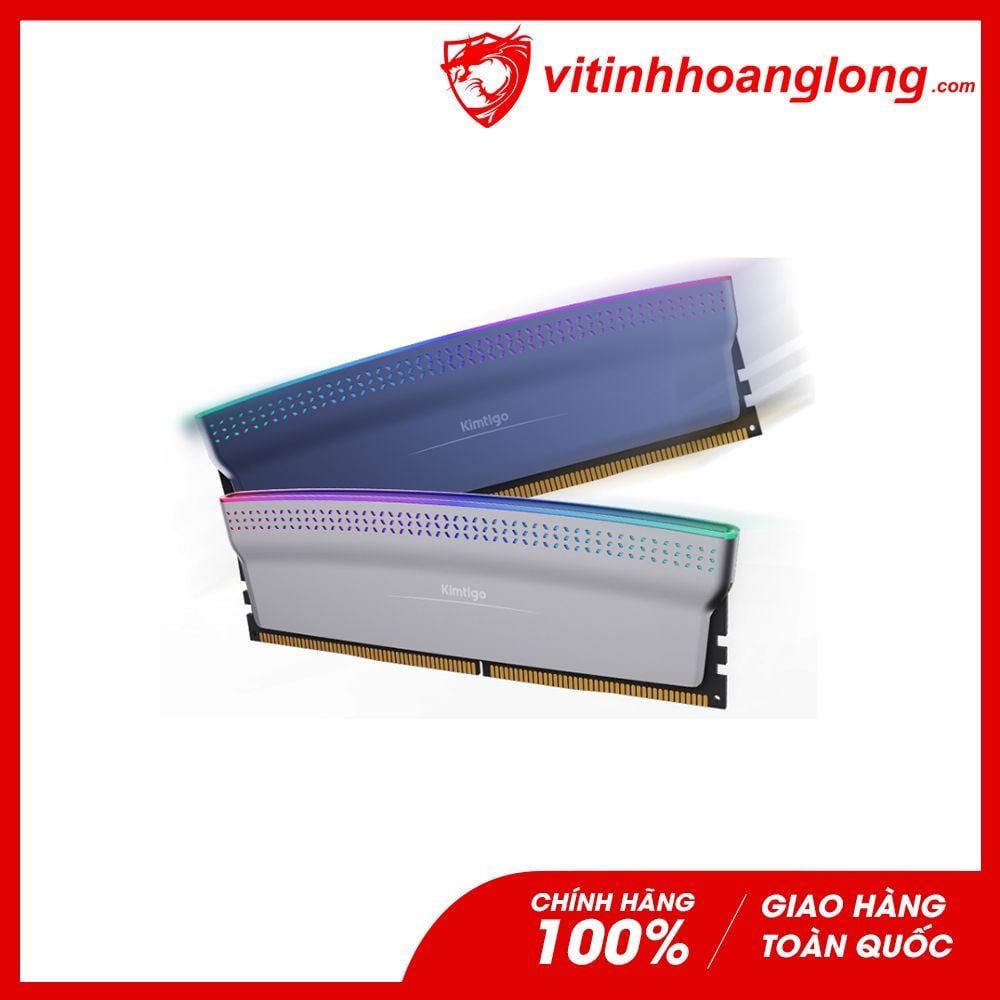  Ram PC DDR4 Kimtigo 16G Bus 3200 RGB (2x 8GB) (KMKUAG8683200Z3-S) 