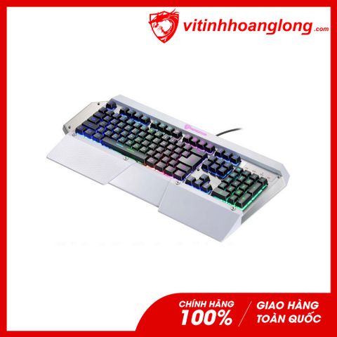  Bàn phím giả cơ Motospeed K800 (Trắng) 