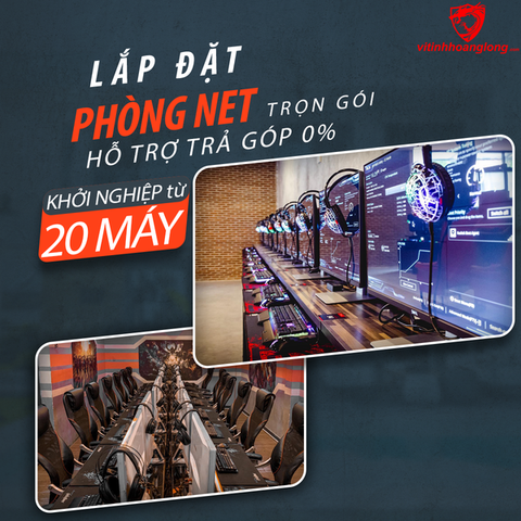  Mở phòng net 20 máy 