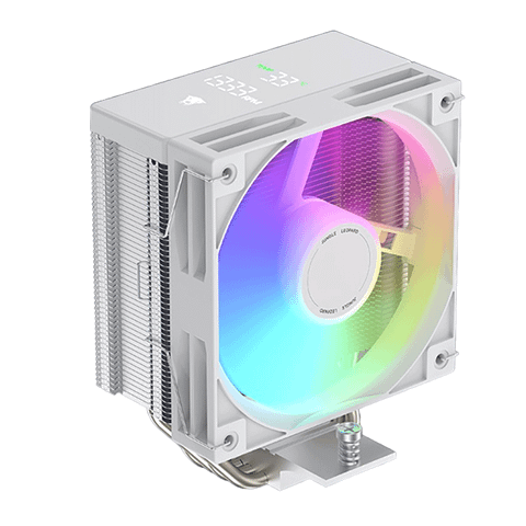  Tản nhiệt khí Leopard KF401 DGT RGB - White 