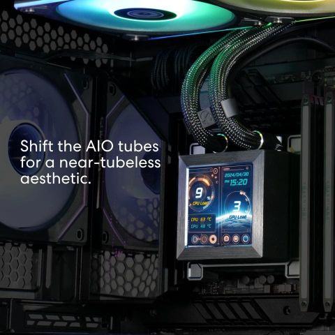  Tản nhiệt nước LianLi HydroShift LCD 360R | Black, ARGB 