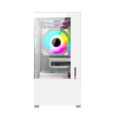  Thùng máy Case Magic MIX - Trắng | Micro ATX, không kèm fan 