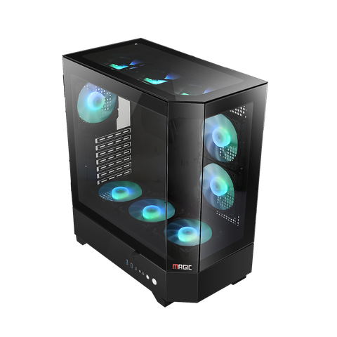  Thùng máy Case Magic Vila Ultra - Đen | E-ATX, không Fan 