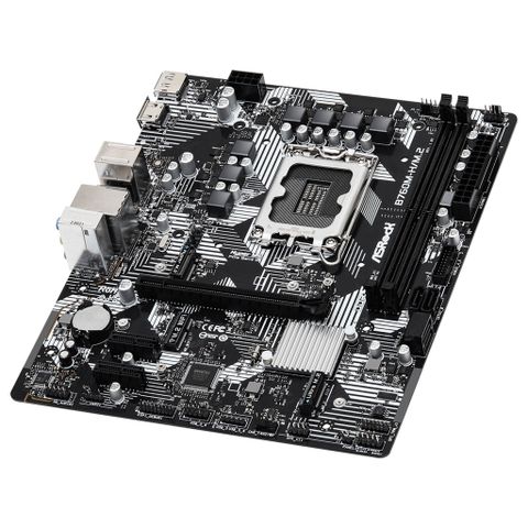  Mainboard ASRock B760M-H/M.2 | Intel B760, Socket 1700, Micro ATX, 2 khe DDR5 