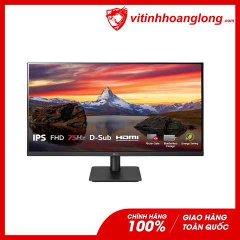  Màn hình máy tính LG 27 Inch 27MP400-B FHD IPS 75Hz 5ms Freesync 