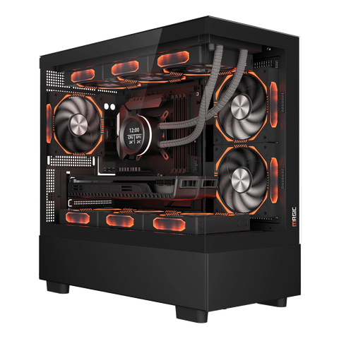  Thùng máy Case Magic MIX Tower Pro | Đen, AIO 360, không kèm fan 