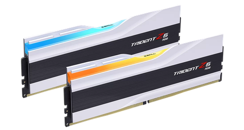  Ram GSkill Trident Z5 RGB White 32GB | 2 x 16GB, DDR5, 6000MHz (F5-6000J3238F16GX2-TZ5RW) 