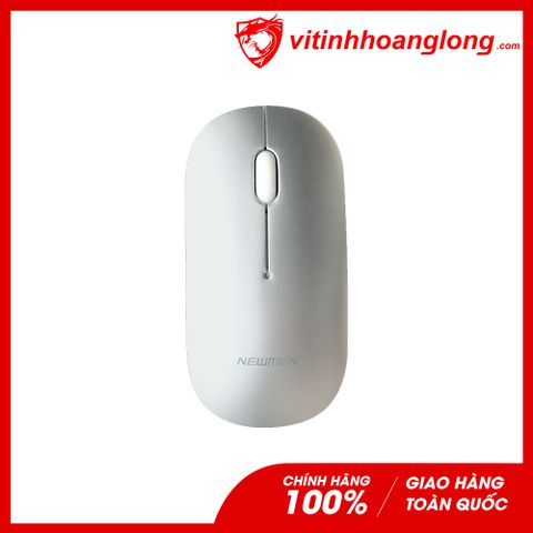  Chuột máy tính Newmen F270 Không Dây (Bạc) 