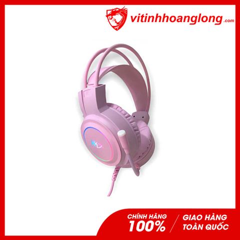  Tai nghe RKX 7.1 Gaming Không hộp (Hồng) 