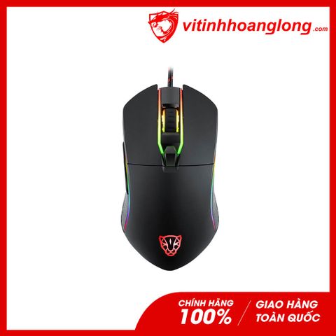  Chuột máy tính Motospeed V30 RGB Gaming (Đen) 