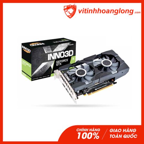  Card màn hình VGA INNO3D GTX 1650 4GB GDDR6 Twin X2 OC (N16502-04D6X-1177VA25) 