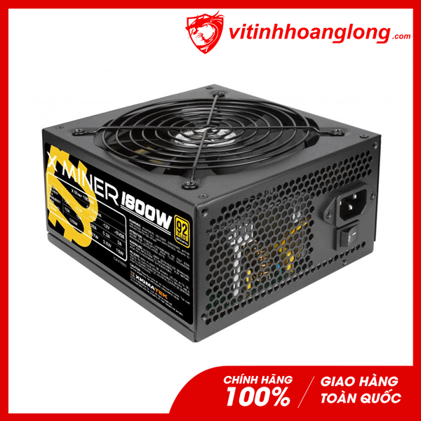 Nguồn máy tính Xigmatek 1800W X Miner CJI-K1800 92 Plus Gold