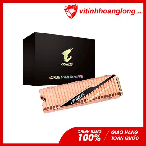  Ổ cứng SSD Gigabyte 1TB Aorus M.2 NVMe PCIe Gen4 (GP-ASM2NE6100TTTD) 