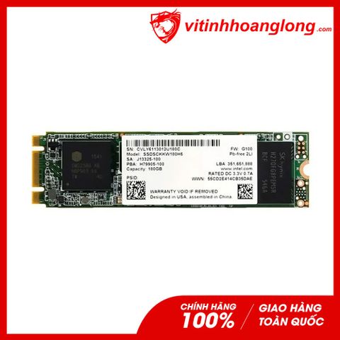  Ổ cứng SSD Intel 180G 540s M.2 2280 Sata III 6Gb/s TLC (SSDSCKKW180H6) 