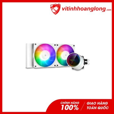  Tản nhiệt nước CPU Deepcool Castle 240EX A-RGB White AIO Cooling (DP-GS-H12W-CSL240EX-AR-WH) 