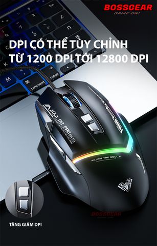  CHUỘT GAMING CÓ DÂY AULA S12 PRO 