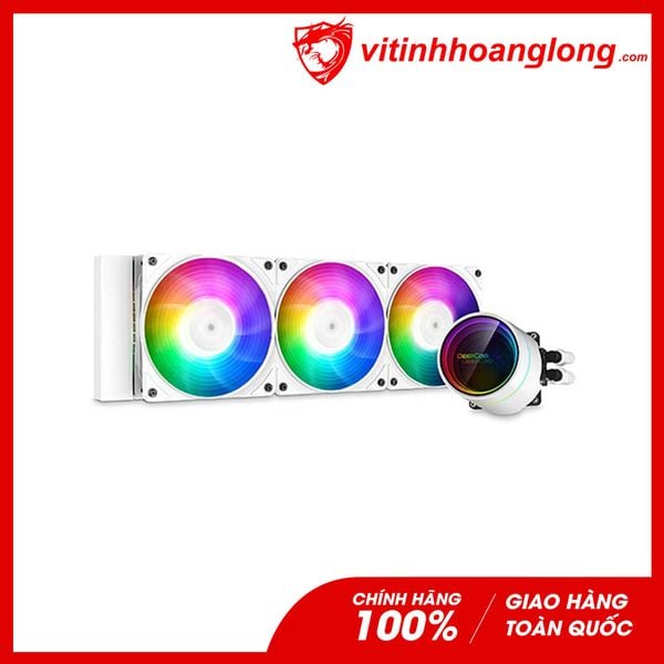 Tản nhiệt nước CPU Deepcool Castle 360EX A-RGB White AIO Cooling (DP-GS-H12W-CSL360EX-AR-WH)
