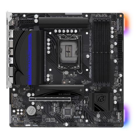  Mainboard ASRock B760M PG Riptide | Intel B760, Socket 1700, Micro ATX, 4 khe DDR5 