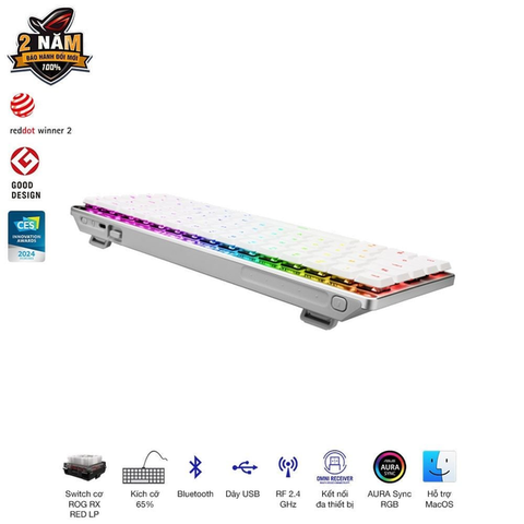  Bàn phím cơ Asus ROG Falchion RX Low Profile Red Switch 