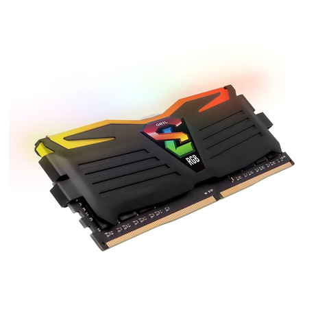 Ram Geil Super Luce Black | White RGB 8GB | DDR4 3200MHz (GLS48GB3600C18BSC) 