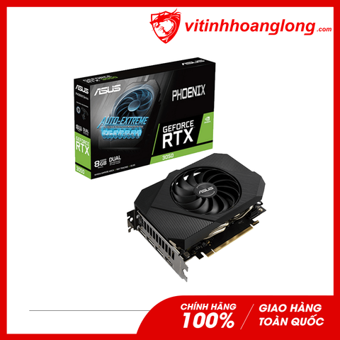  Card màn hình VGA Asus Geforce RTX 3050 8GB GDDR6 Phoenix (PH-RTX3050-8G) 