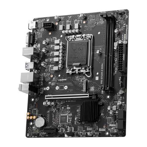  Mainboard MSI PRO B760M-E DDR4 | Intel B760, Socket 1700, mATX, 2 khe DDR4 