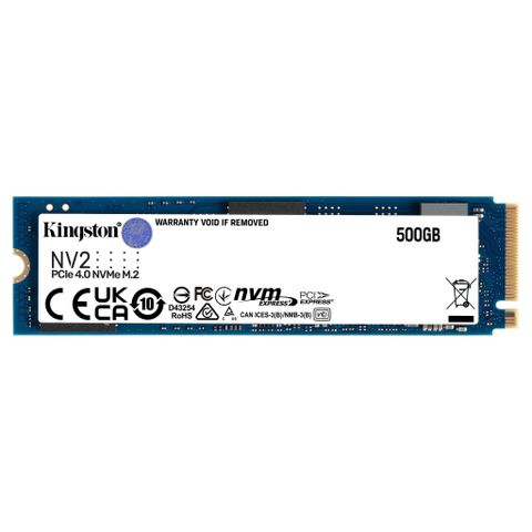  Ổ Cứng SSD Kingston 500G NV2 | PCIe Gen4, M.2 NVMe, SNV2S/500G 
