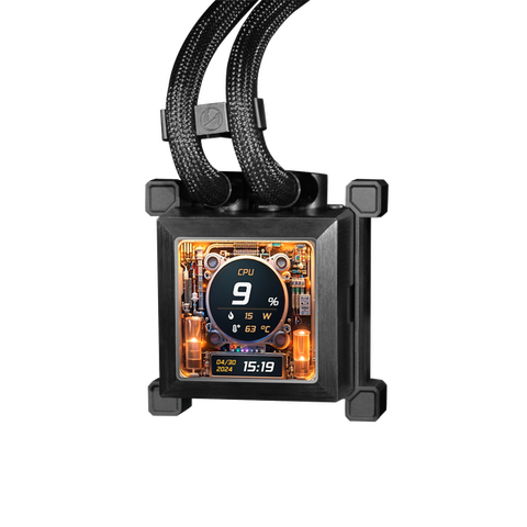  Tản nhiệt nước LianLi HydroShift LCD 360TL | Black, fan viền ARGB 